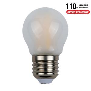 alcapower APF45_E27 LAMPADINA LED E27 4W FILAMENTO SATINATA CALDA A MINIBULBO ALC929881