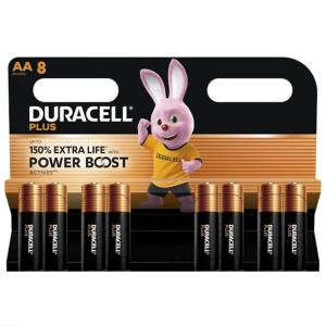 duracell LR6/MN1500 STILO AA PLUS POWERBOOST - BLISTER 8 BATTERIE MELDU0113