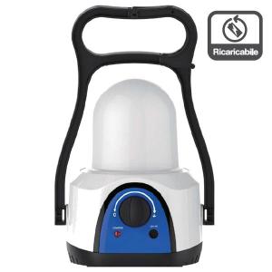 cfg CAMPING LANTERNA A LED DA CAMPEGGIO 8W RICARICABILE CON VARIOLUCE  LEDEL062