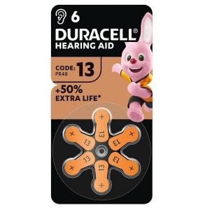 duracell DA13 DURACELL EASY TAB13 ARANCIO - BLISTER 6 BATTERIE MELDU80R1