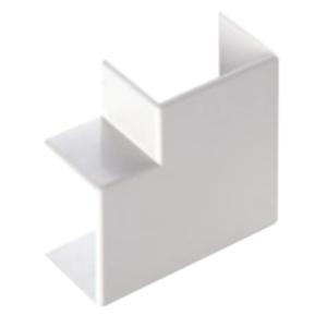 elettrocanali ECAP GIUNZIONE ANGOLO PIANO PER CANALA 60X60 MM BIANCA ECAP6060B