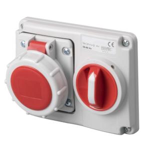 faeg FG2366x PRESA CEE 6H INCASSO INTERBLOCCATA INCLINATA 10 GRADI 3P+N+T 16A IP67 FAEFG23663