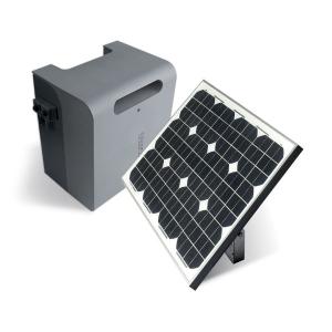 king-gates GOGREEN KIT GOGREEN KIT SOLARE CON BATTERIA E PANNELLO PER CENTRALI 24V STARG8 24 KIN28S001