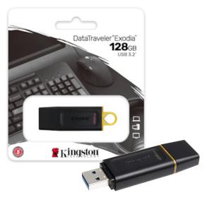 kingston DTX DTX FLASH DRIVE USB 3.2 DATATRAVELER EXODIA 128 GB DTX128GB