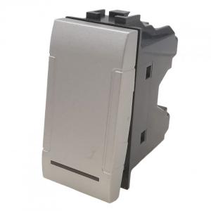 mapam ART-A INTERRUTTORE UNIPOLARE ART COMPATIBILE LIVING ALLUMINIO MAP801A