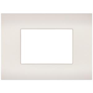 mapam SUN P PLACCA TECNOPOLIMERI SUN BIANCO PERLA 3 POSTI COMPATIBILE VIMAR ARKE' MAPSUN-P9003-PE