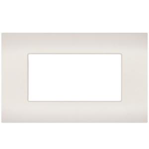 mapam SUN P PLACCA TECNOPOLIMERI SUN BIANCO PERLA 4 POSTI COMPATIBILE VIMAR ARKE' MAPSUN-P9004-PE