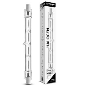 tecno-eshop  ML-HR7S118xxxx LAMPADINA ECO ALOGENA R7S 240W 118MM BIANCO CALDO DIMMERABILE SMOML-HR7S118240W