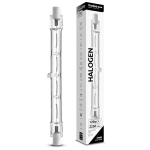 tecno-eshop  ML-HR7S118xxxx LAMPADINA ECO ALOGENA R7S 120W 118MM BIANCO CALDO DIMMERABILE SMOML-HR7S118120W