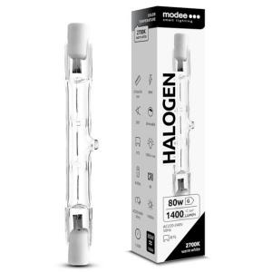 tecno-eshop  ML-HR7S78xxxx LAMPADINA ECO ALOGENA R7S 80W 78MM BIANCO CALDO DIMMERABILE SMOML-HR7S7880W