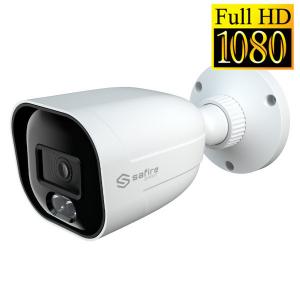 safire smart SFB080 CAMERA BULLET AHD/TVI/CVI/ANALOGICA 30MT IR E LED BIANCO 2MP 2,8MM MIC VISSF-B080A-2B-DL