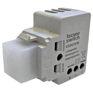 tecnoswitch KS002EM FRUTTO KEYSTONE MINI LAMPADA EMERGENZA  TECKS002EM