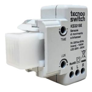 tecnoswitch KS321SE FRUTTO KEYSTONE SENSORE PRESENZA IR FLAT TECKS321SE