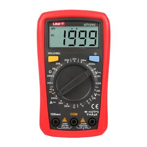 uni-t UT13 MULTIMETRO DIGITALE PALMARE ACDC 250V E 10A CON SONDA TEMPERATURA UNI-T-UT131C