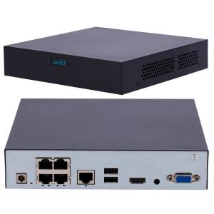 uniview UV-NVR-xxxS3-Px-ECO NVR UNIARCH 4 CANALI MAX 6MP BANDA 64MBPS CON INGRESSI POE VISUV-NVR-104S3-P4-ECO