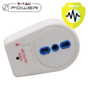v-tac  ADATTATORE SPINA 16A 1 BIPASSO PROTEZIONE SOVRATTENSIONI LED8832