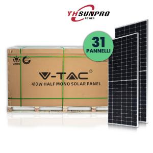 v-tac Solar VT-SP430-N108M10 BANCALE 31 PEZZI PANNELLO SOLARE 410W TIER1 1722X1134X35 MONOCRISTALLINO LED1189931