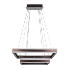 v-tac VT-100-2D LAMPADA LED SOFFITTO 100W 2 ANELLI CALDA DIMMERABILE MARRONE LED3988