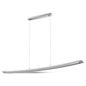 v-tac VT-7020 LAMPADA LED DA SOFFITTO CROMO 18W LUCE NATURALE CURVA LED3898