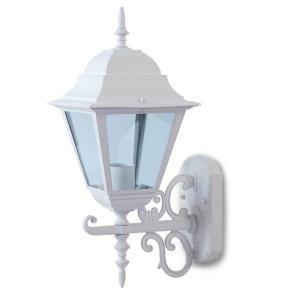 v-tac VT-761 LAMPADA DA GIARDINO A PARETE LANTERNA ATTACCO E27 UP BIANCA LARGE LED7522