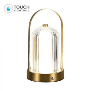 v-tac VT-1057 LAMPADA DA TAVOLO A BATTERIA 3IN1 CORPO ORO E INTERRUTTORE TOUCH IP20 LED7989