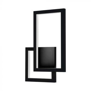 v-tac VT-11120  LAMPADA LED PARETE NERA 20W BIANCO CALDO IP20 LED6842