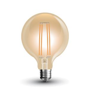 v-tac VT-2027 GLOBO LED E27 7W FILAMENTO VINTAGE AMBRATA BIANCO CALDO LED217147