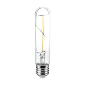 v-tac VT-2042 LAMPADINA LED FILAMENTO TRASPARENTE T30 2W BIANCO CALDO E27 LED217251