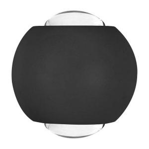 v-tac VT-2502 LAMPADA 2W PARETE BIANCO NATURALE UP&DOWN NERA IP54 LED10586