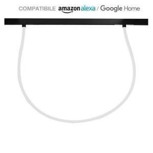 v-tac VT-42024 TUBO LED BINARIO MAGNETICO 23W NERO 3IN1 COMPATIBILE AMAZON ALEXA GOOGLE HOME LED10276