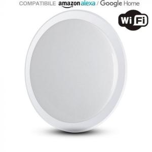 v-tac VT-5161 PLAFONIERA LED 60W LUCE 3IN1 COMPATIBILE AMAZON ALEXA E GOOGLE HOME IP20 LED1498