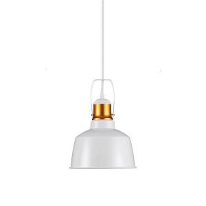 v-tac VT-7422 PORTALAMPADA ALLUMINIO E27 PENDENTE BIANCO IP20 LED3729