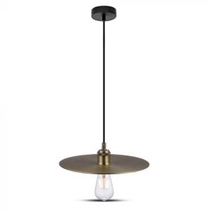 v-tac VT-7777 PORTALAMPADA E27 PENDENTE METALLO ORO IP20 LED3752