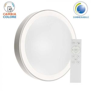 v-tac VT-8502 PLAFONIERA TONDA 30W/60W 3IN1 IP20 DIMMERABILE CON TELECOMANDO LED2114751