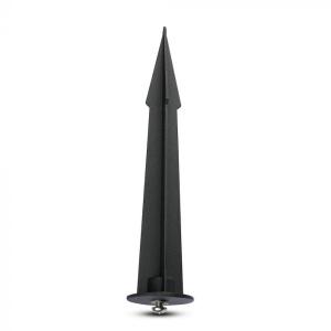 v-tac VT-855 PICCHETTO IN ALLUMINIO NERO PER FARO LED IP65 LED7538