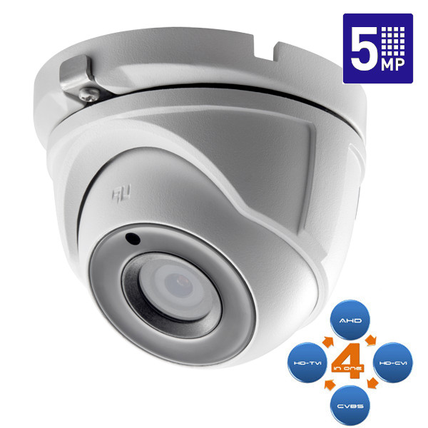 SAFIRE  CAMERA MINIDOME AHD/TVI/CVI/ANALOGICA SMART IR 5MP ECO VISSF-DM942K-Q4N1 0