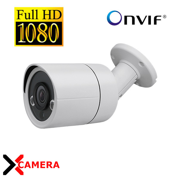 XCAMERA  TELECAMERA IP BULLET 2MP CON POE CMOS IR 30 METRI E MICROFONO INTEGRATO VISXSC-IPB027AH-2E 0