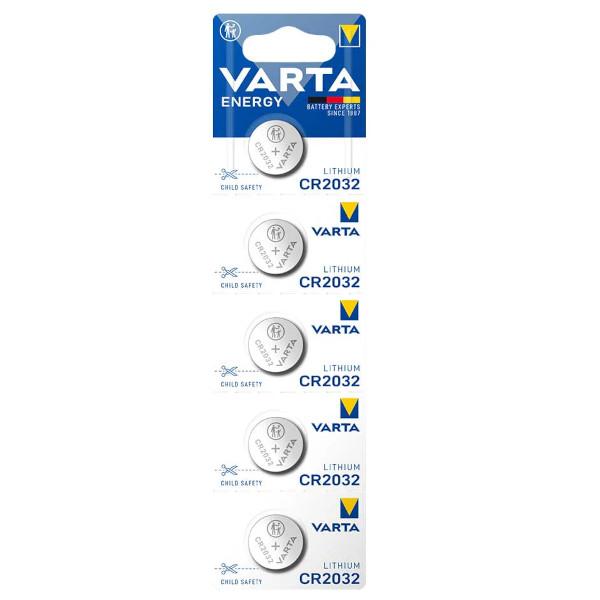VARTA DL2032/BR2032 VARTA LITHIUM CR2032 3V - BLISTER 5 BATTERIE VAR6032229405 0