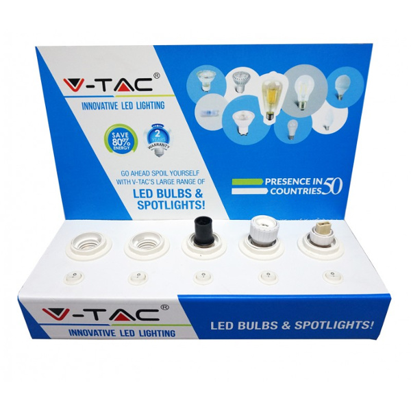 V-TAC  TESTER PROVA LAMPADINE DA BANCO VTAC LED9523