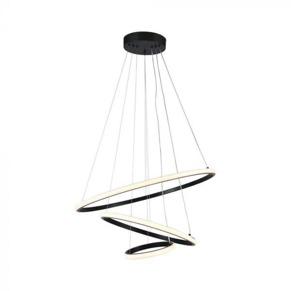 V-TAC VT-7816  LAMPADA LED SOFFITTO NERA 32W BIANCO CALDO LED8017 0