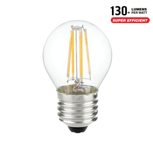 V-TAC VT-2386 LAMPADINA LED E27 6W FILAMENTO BIANCO CALDO A MINIBULBO 130 LUMENWATT LED2851 0