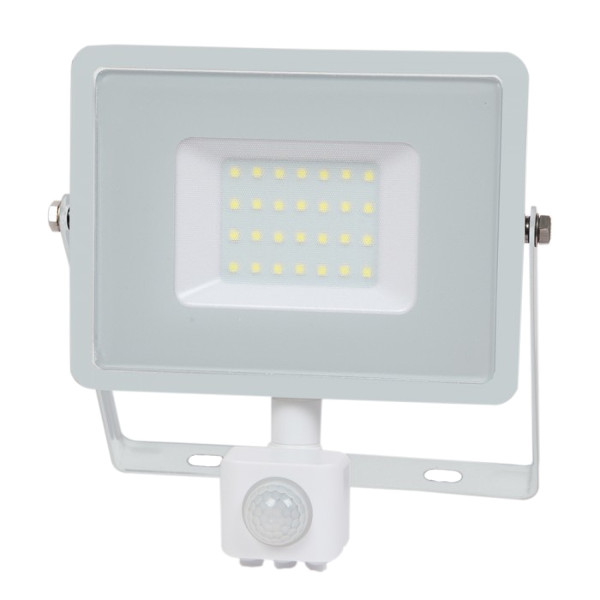 V-TAC VT-30-S FARO LED 30W NATURALE CON SENSORE MOVIMENTO BIANCO CHIP SAMS LED458 0