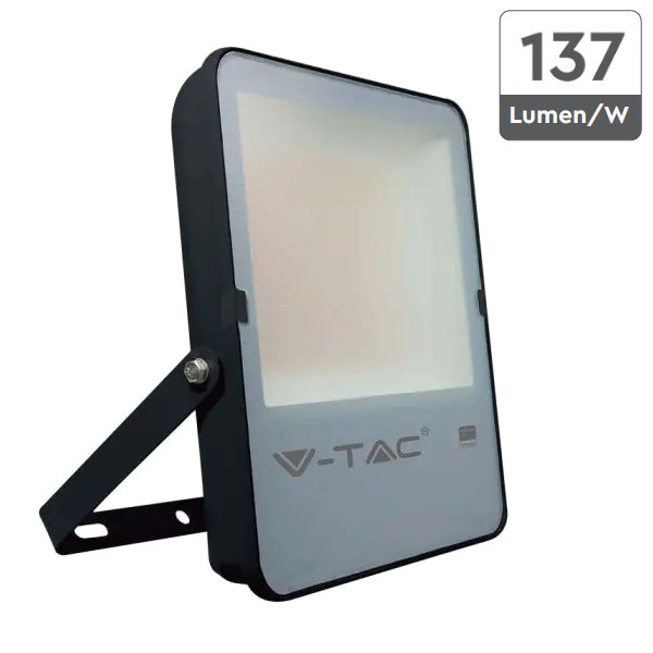 V-TAC VT-302 FARO LED SLIM 200W NATURALE NERO ALTA LUMINOSITA 137LM/W CHIP SAMSUNG LED20410 0