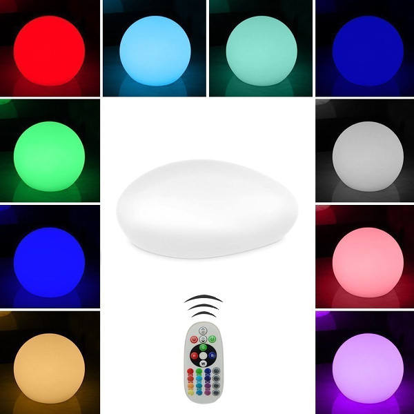 V-TAC VT-7802 LAMPADA LED 1W PIETRA D280 RGB RICARICABILE IP67 LED40151 0