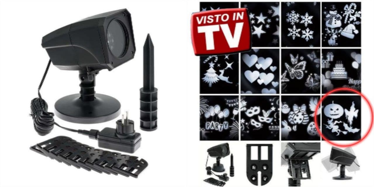 Decorare con proiettore per Natale Decorare con proiettore per Natale